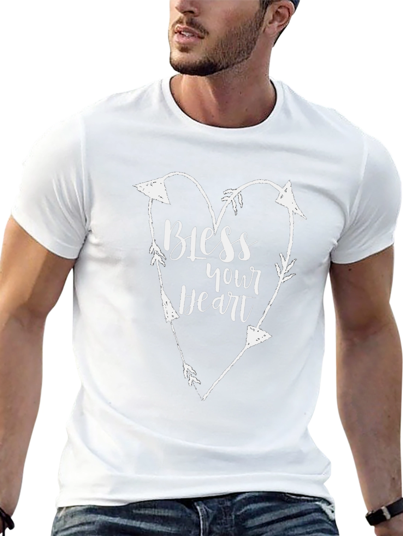Bless Your Heart Arrow Heart T-Shirt