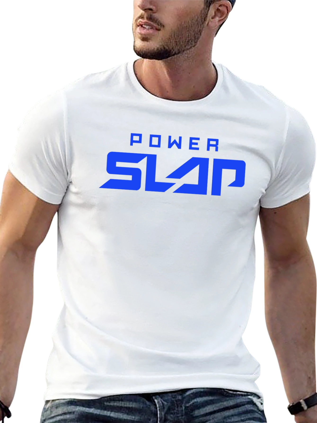 Power Slap Black T-Shirt - Bold Graphic Tee