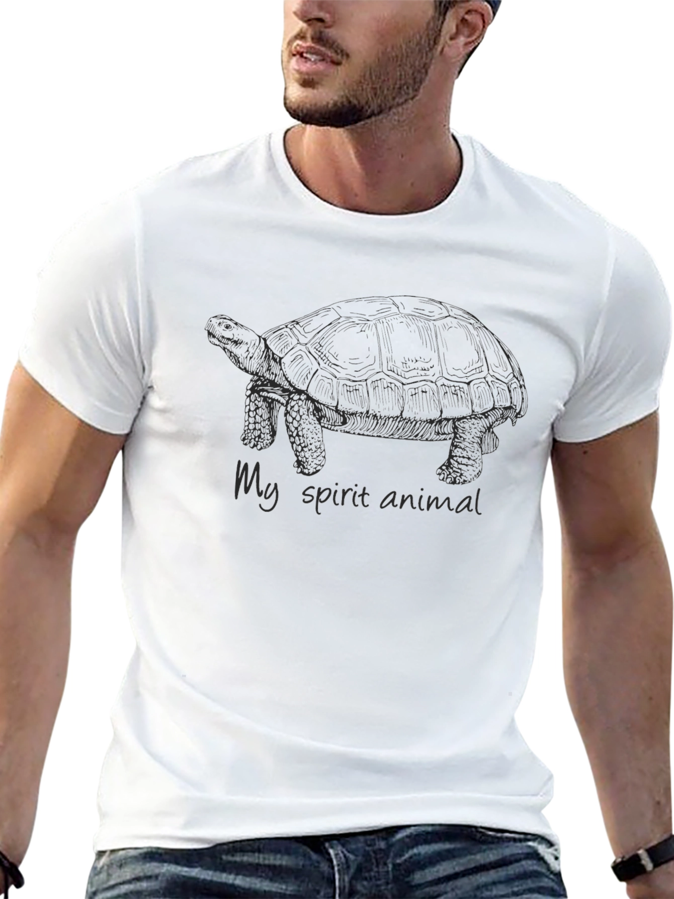 My Spirit Animal Turtle T-Shirt - Black