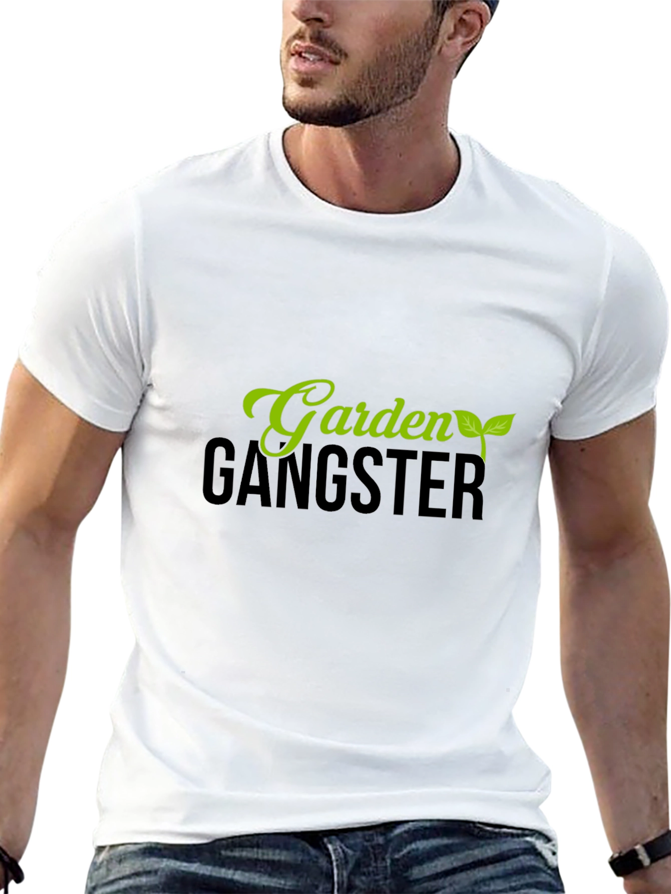 Garden Gangster Black T-Shirt - Urban Gardening Style