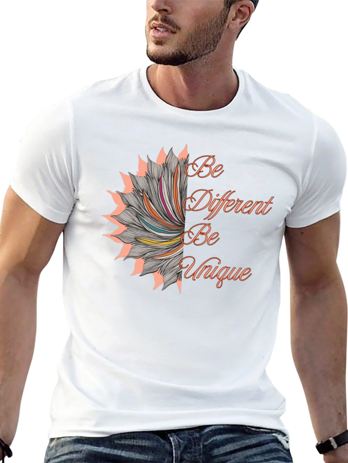 Unique Graphic Tee - Be Different