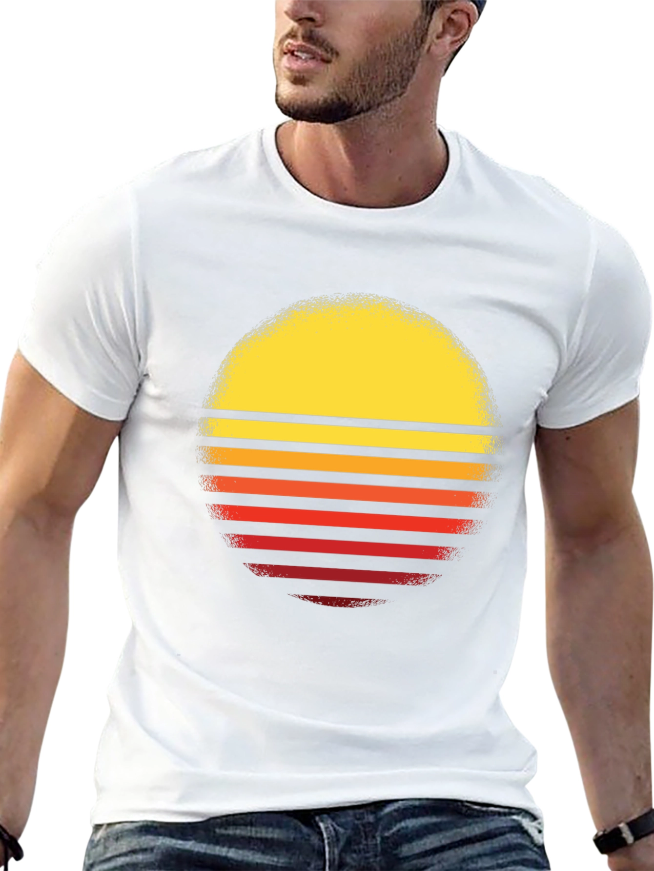 Retro Sunset Graphic T-Shirt - Classic Style