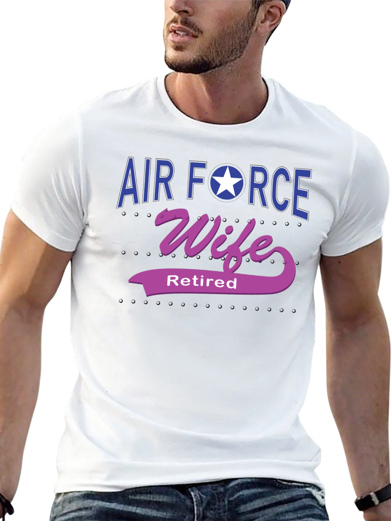 Air Force Wife Retired T-Shirt