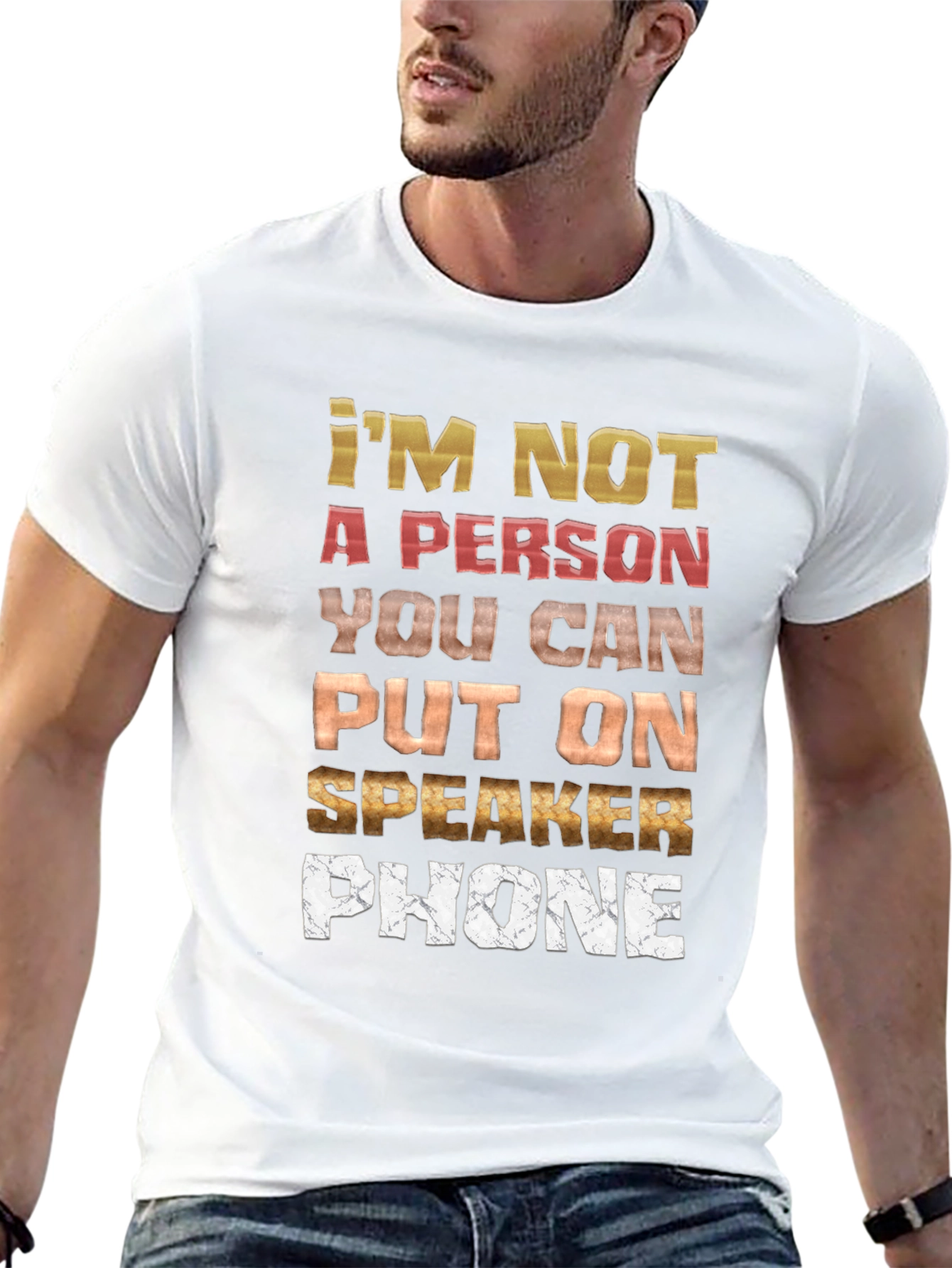 Speaker Phone T-Shirt Funny Graphic Tee
