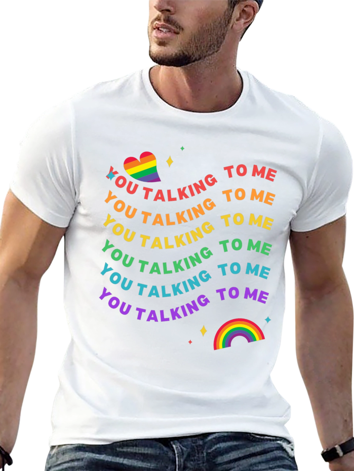 Rainbow Pride Talking to Me T-Shirt