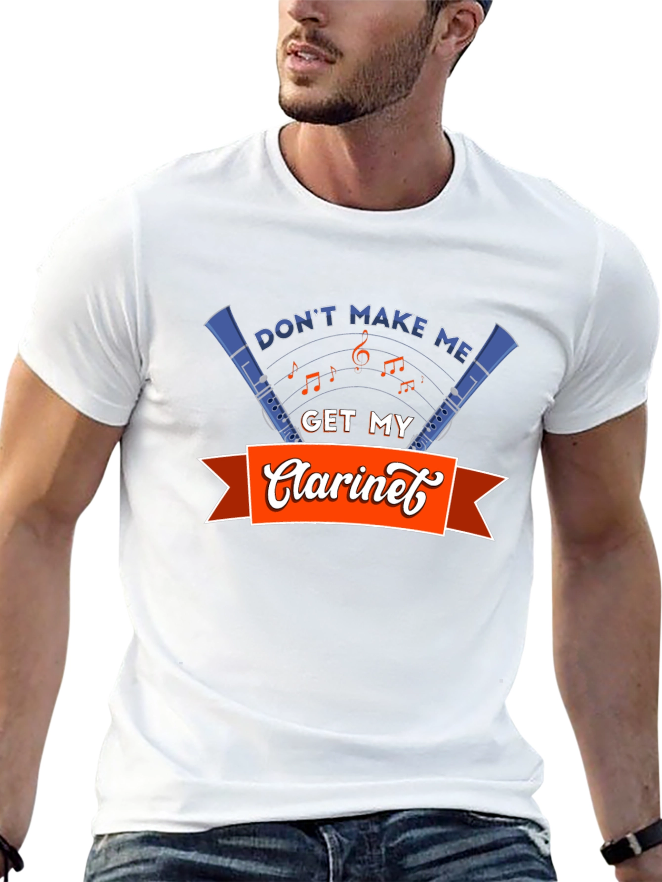 Clarinet Music T-Shirt - Band Humor Tee