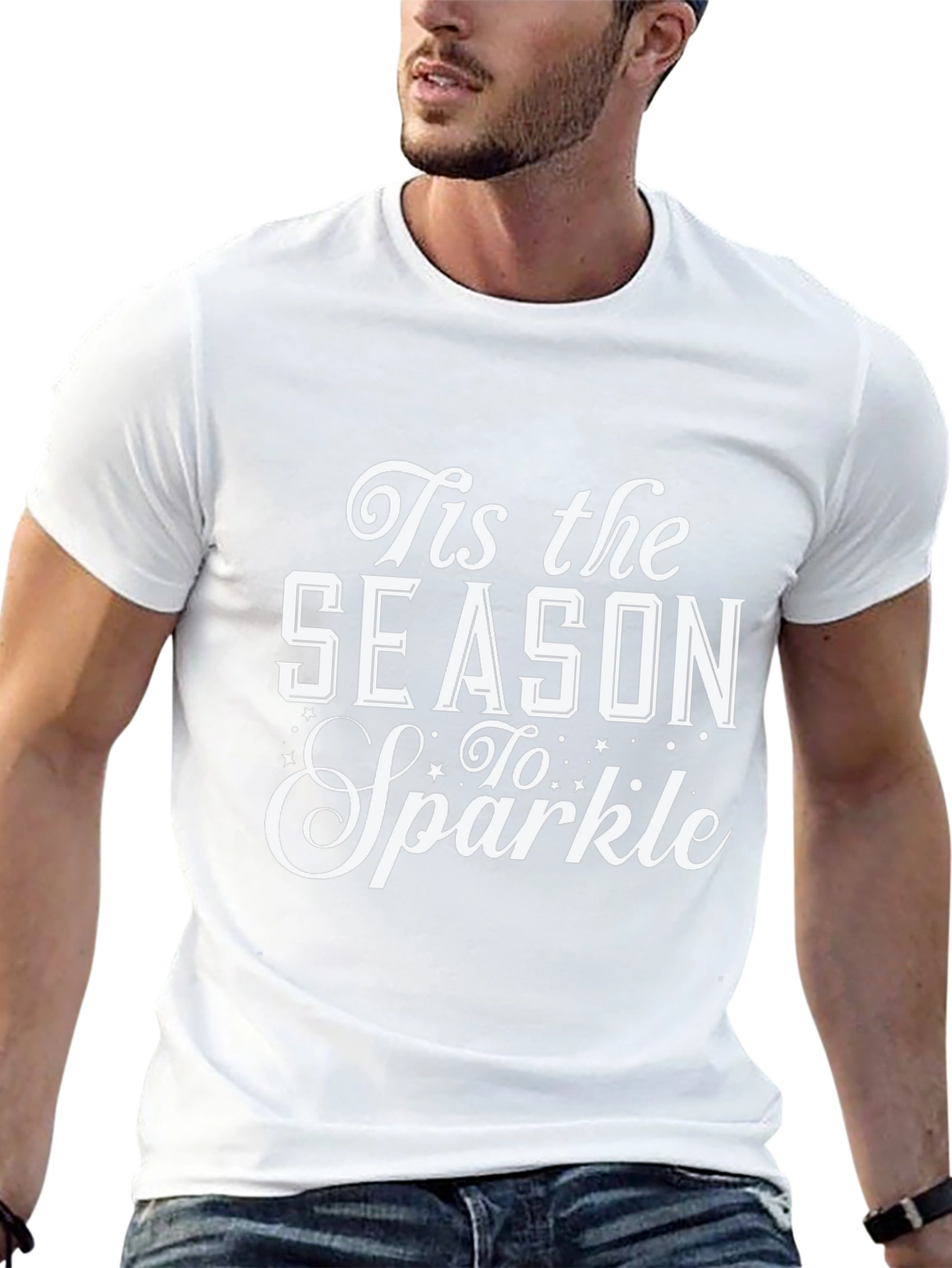 Tis the Season to Sparkle Black T-Shirt