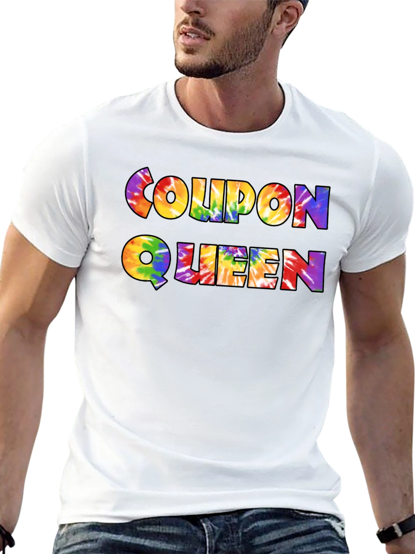 Coupon Queen Tie Dye Graphic Tee - Unisex