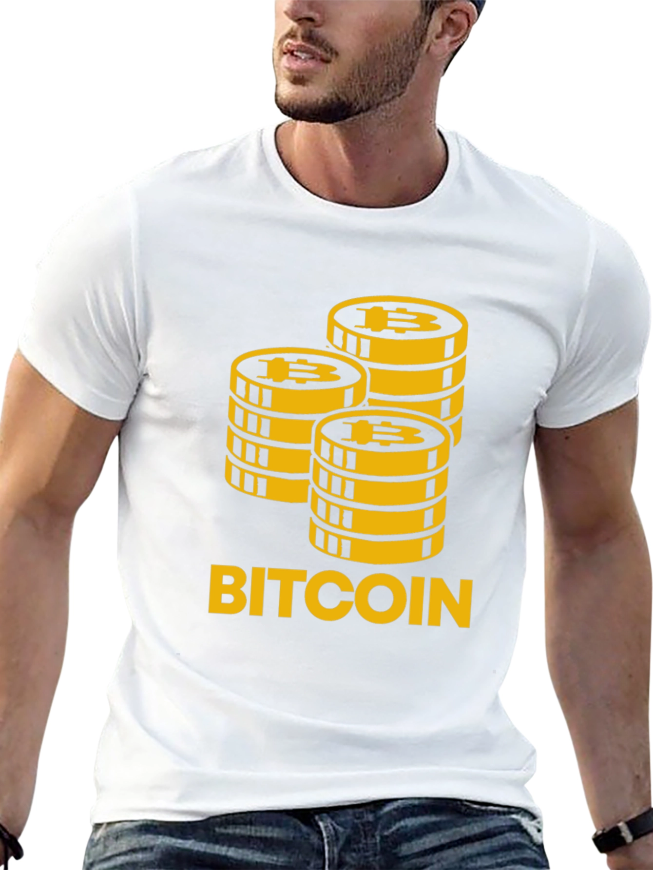 Bitcoin Stacks Graphic T-Shirt