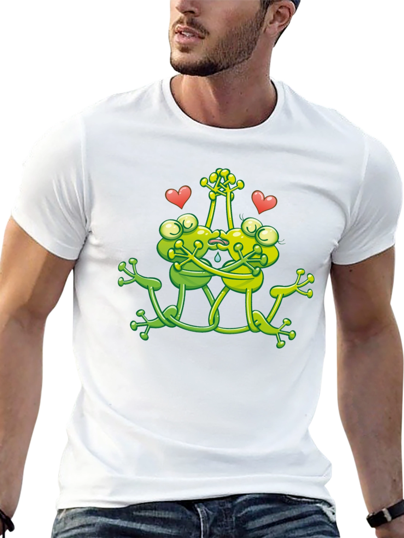 Frog Love T-Shirt - Cute Cartoon Tee