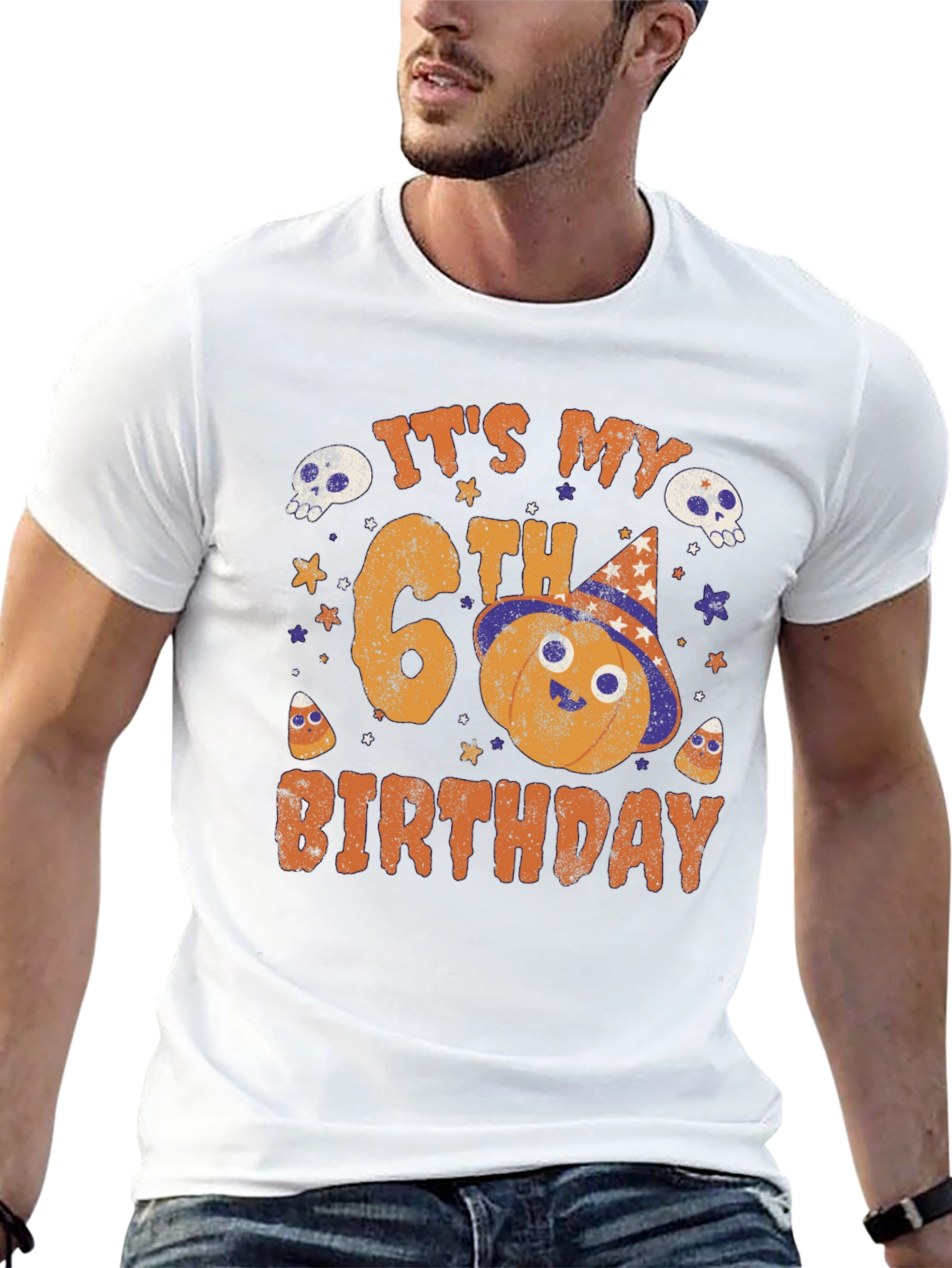 Its My 6th Birthday Halloween Pumpkin T-Shirt