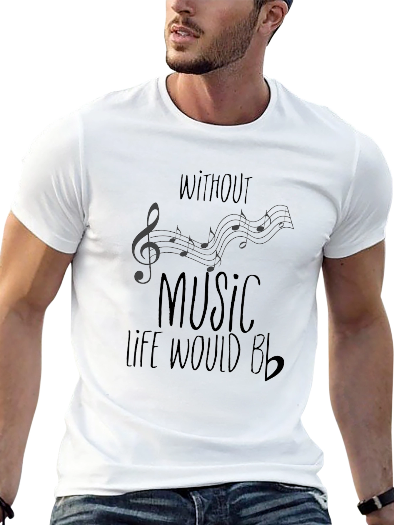 Without Music Life Would B Flat T-Shirt