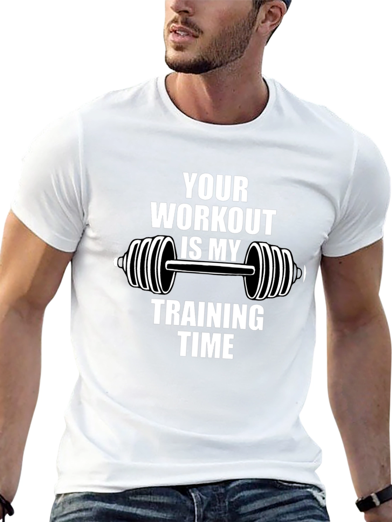 Workout Training Time Graphic Tee