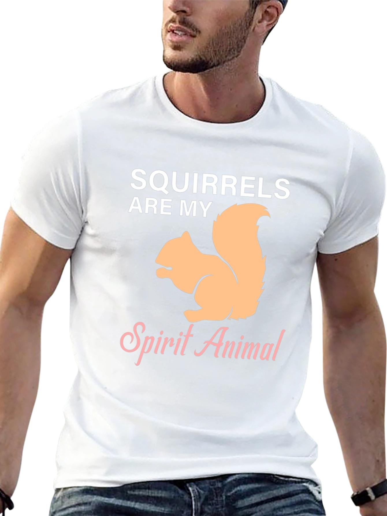 Squirrels Are My Spirit Animal Graphic T-Shirt