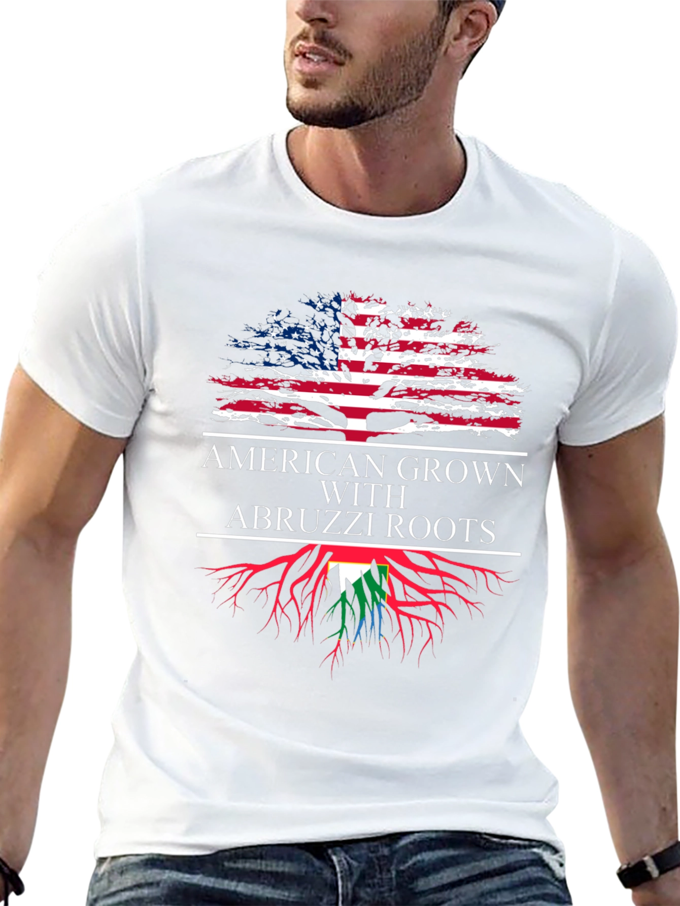 American Grown Abruzzi Roots Graphic Tee