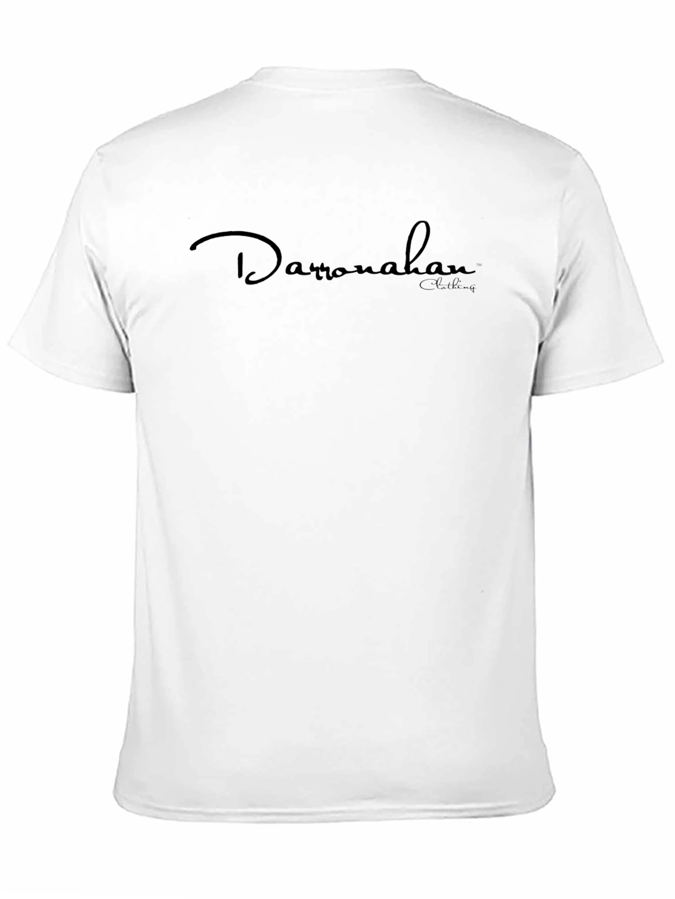 Mens Black Darronahan Clothing Graphic Tee