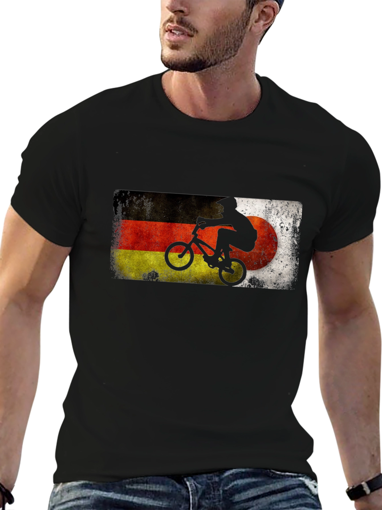 BMX Rider Germany Flag T-Shirt
