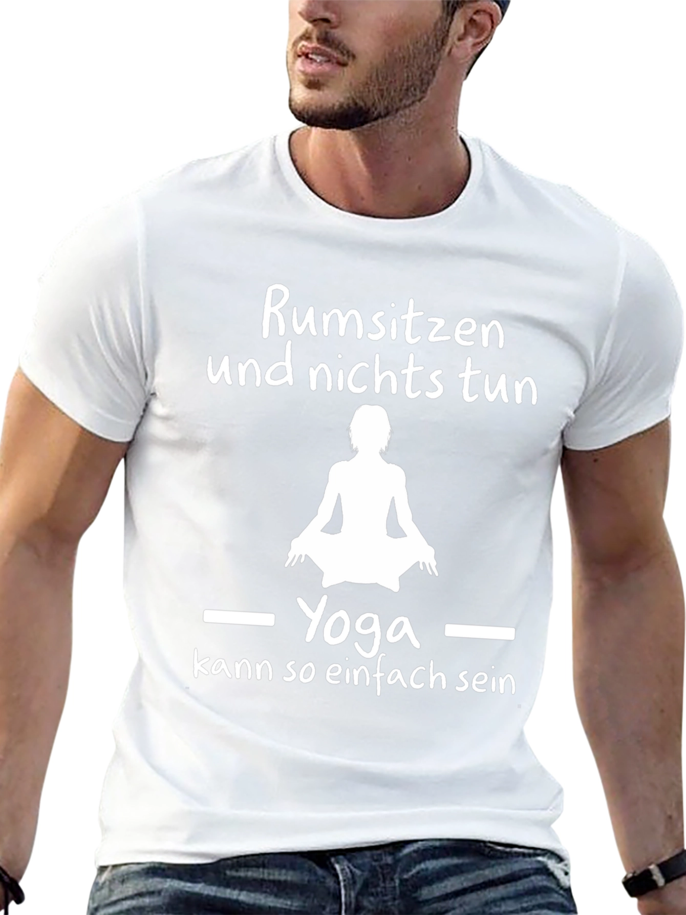 Yoga Meditation Graphic Tee - Relax and Unwind