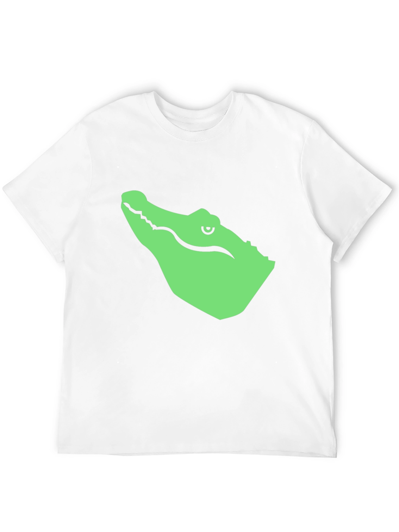 Alligator Graphic Tee - Black Cotton T-Shirt