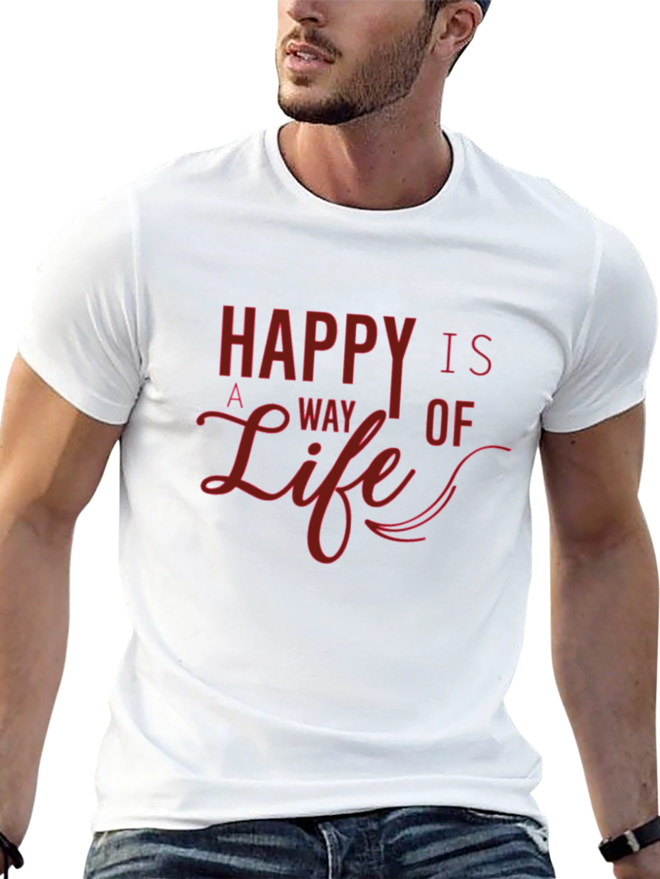 Happy is a Way of Life Graphic T-Shirt