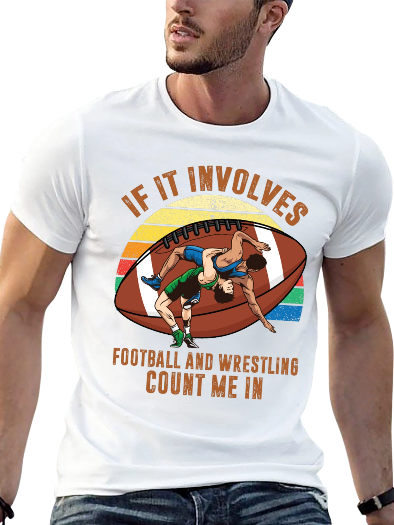 Football Wrestling T-Shirt