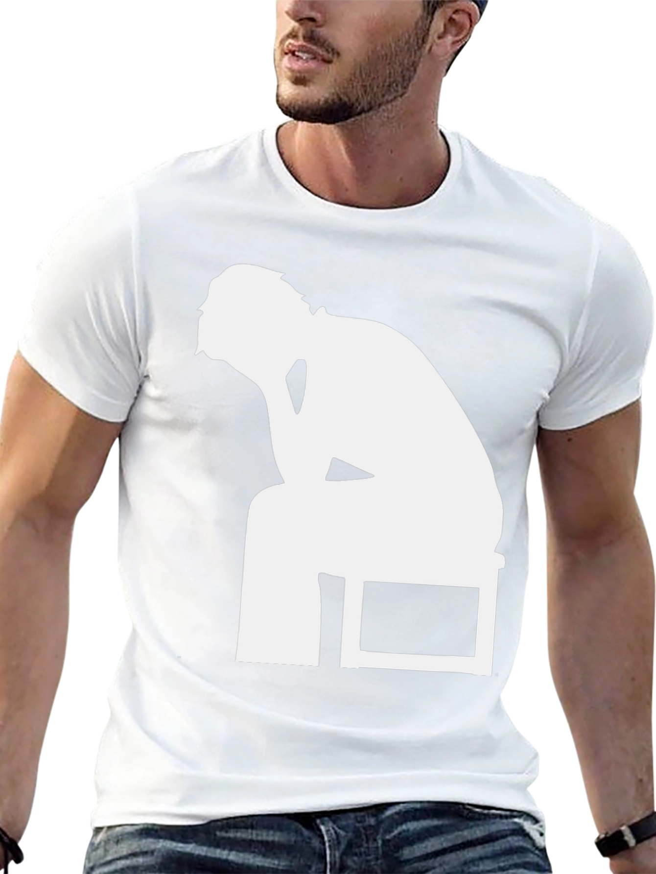 The Thinker Graphic Tee - Black T-Shirt