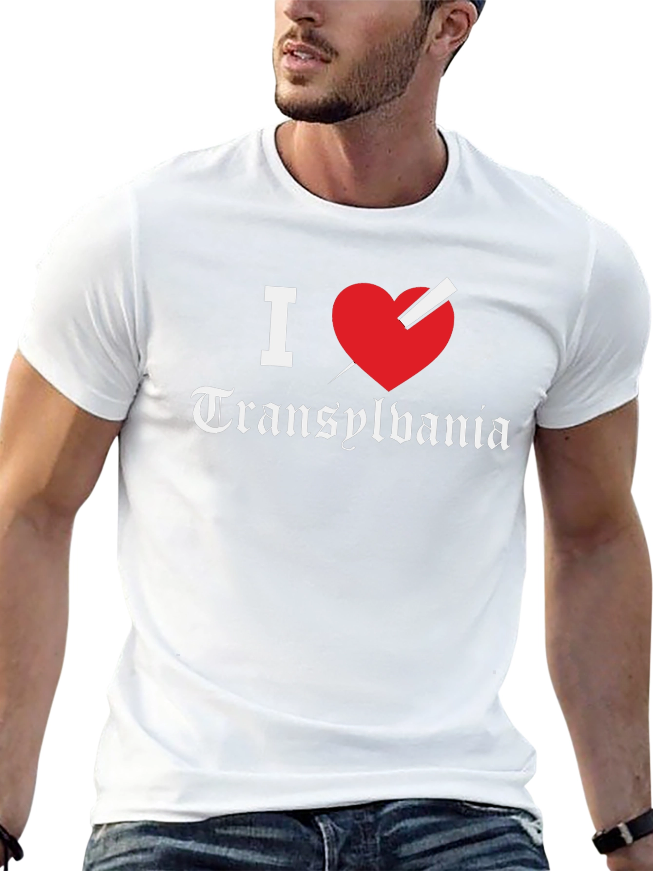 I Heart Transylvania Graphic Tee - Classic Fit