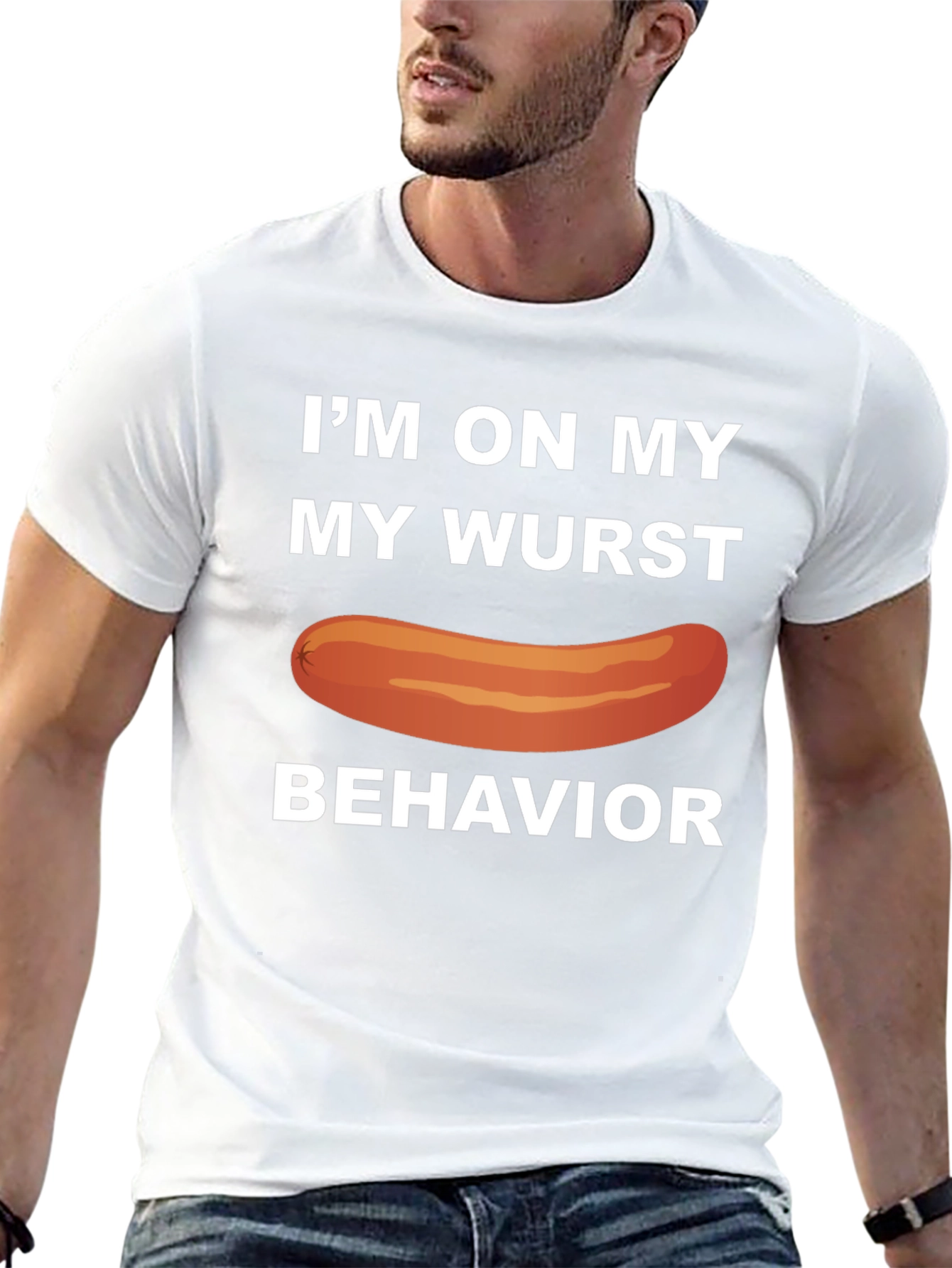 Wurst Behavior T-Shirt Funny Sausage Tee