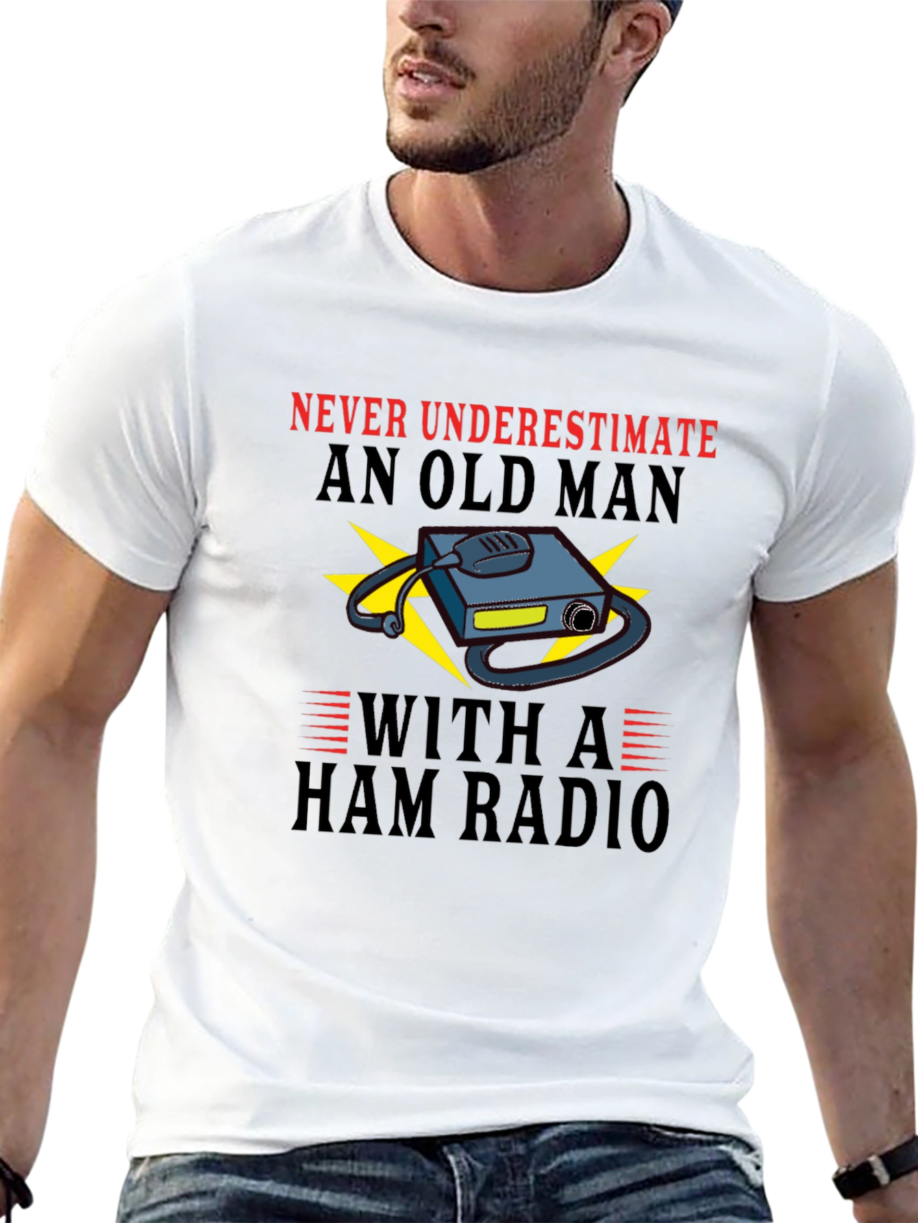 Ham Radio Old Man T-Shirt