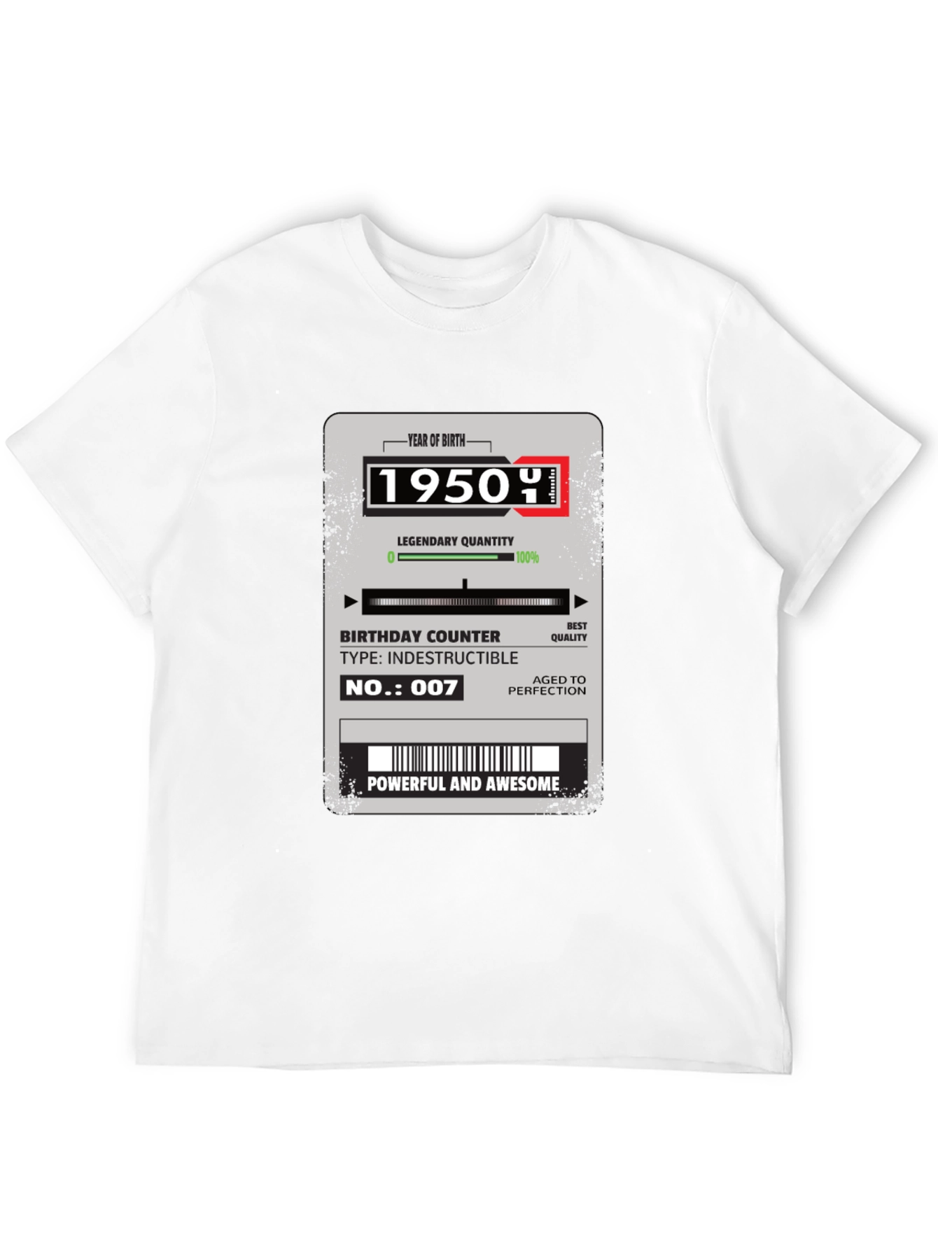 1950 Birthday Counter T-Shirt