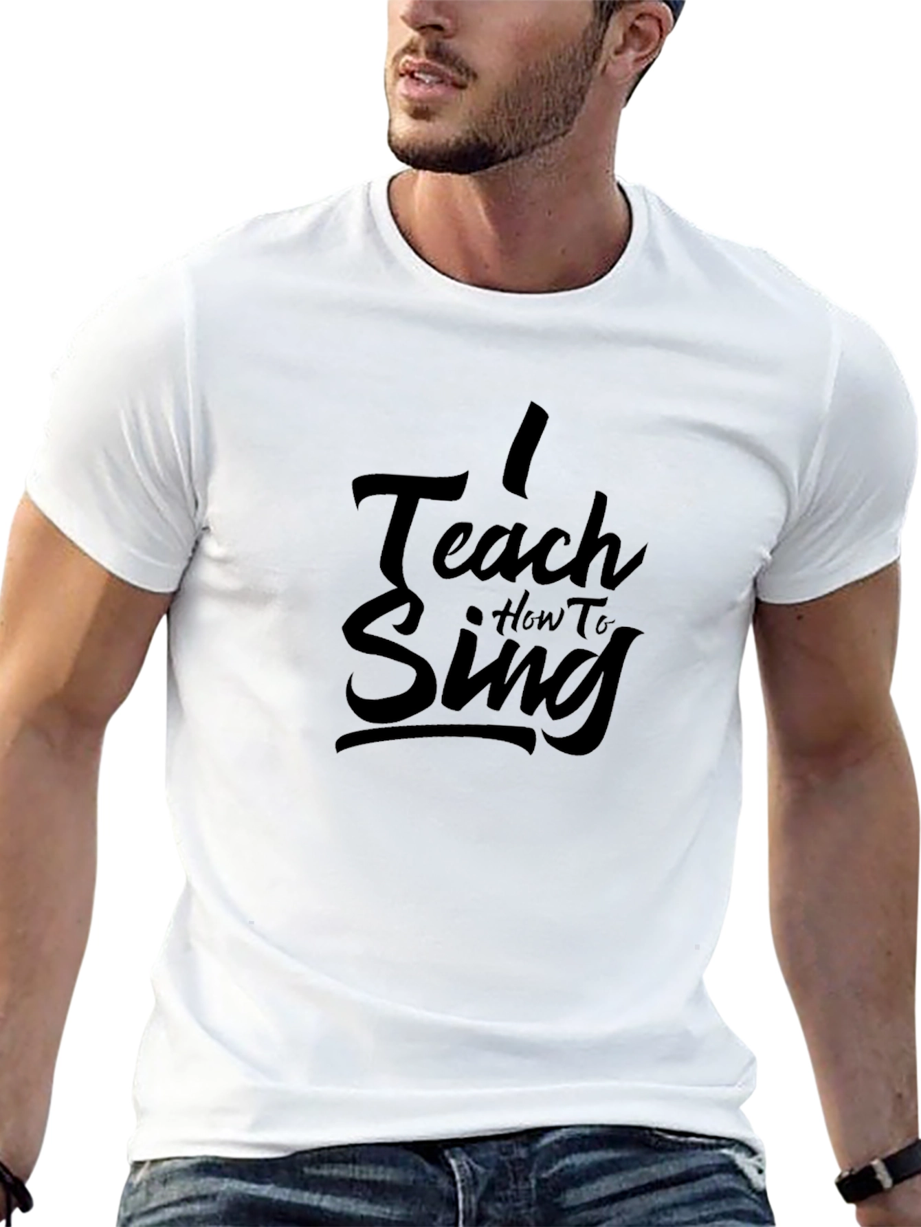 I Teach How To Sing Black T-Shirt