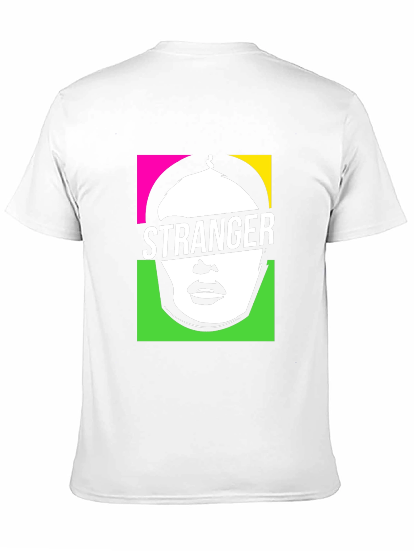 Stranger Graphic Print Black T-Shirt