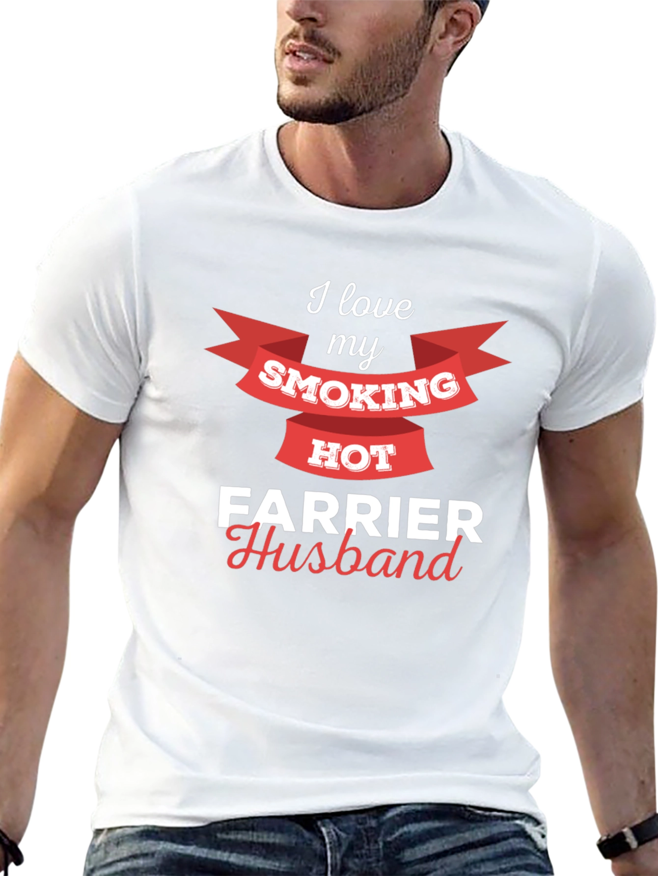 Smoking Hot Farrier Husband T-Shirt