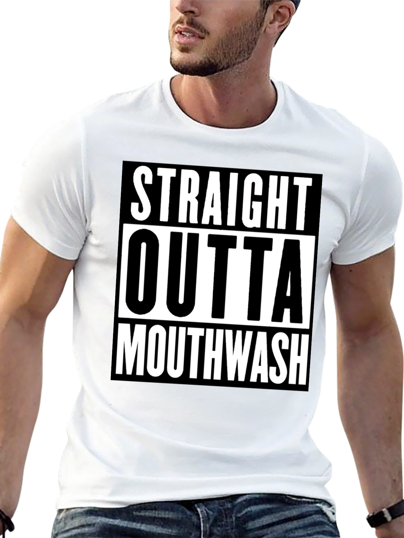 Straight Outta Mouthwash Graphic Tee