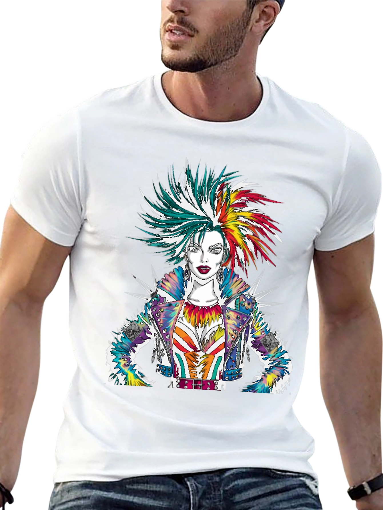 Punk Rock Fashion T-Shirt for Men