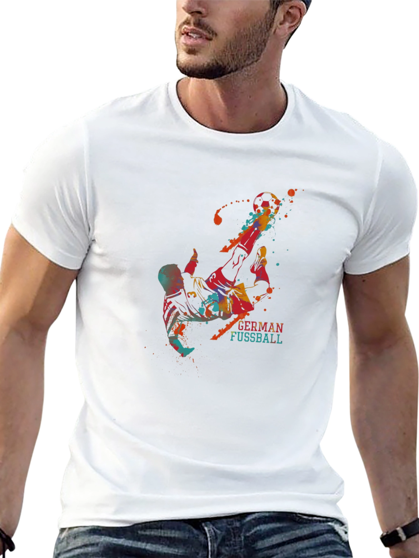 German Fussball Graphic T-Shirt
