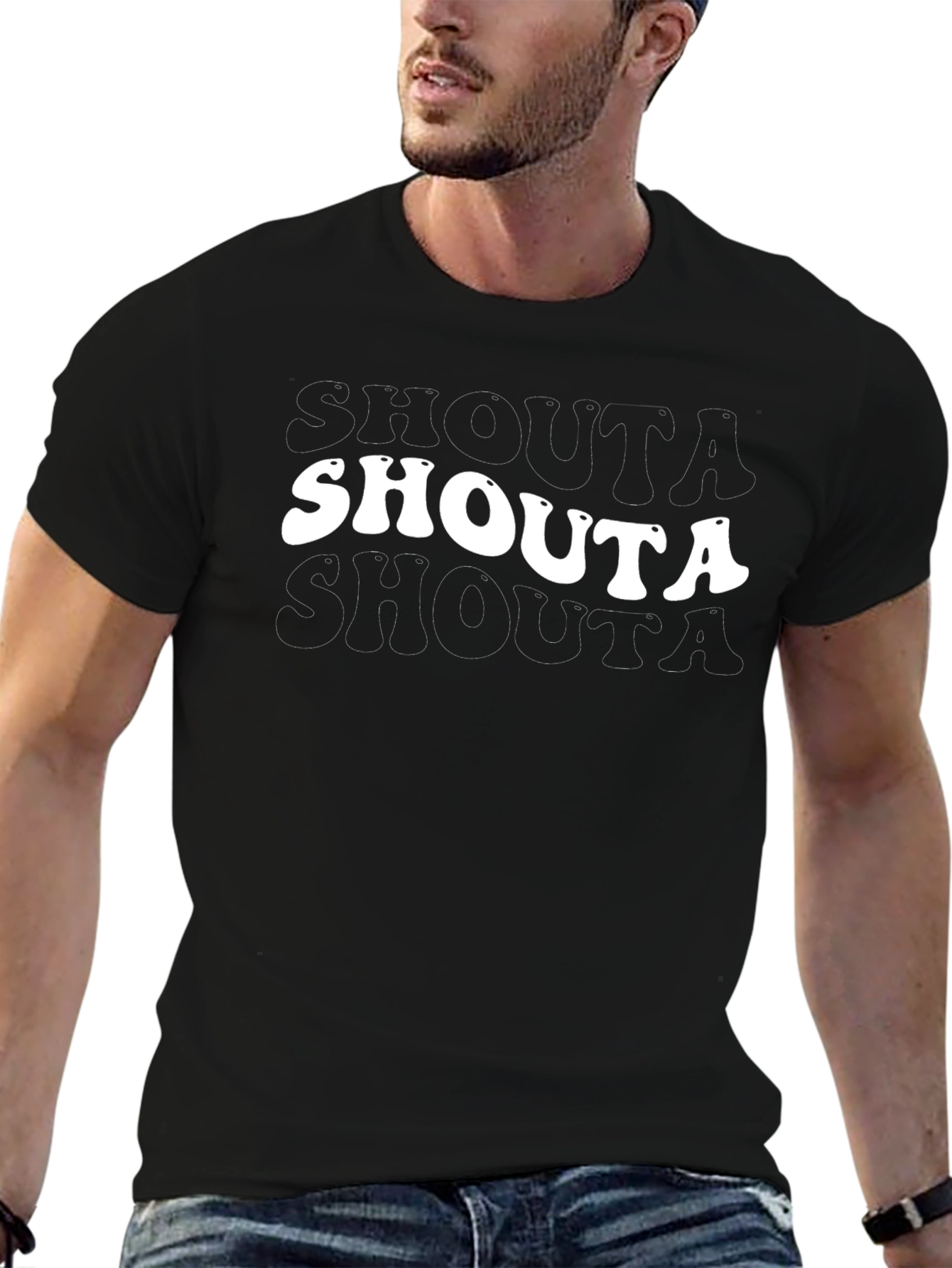 Shouta Graphic Tee - Bold Retro Style