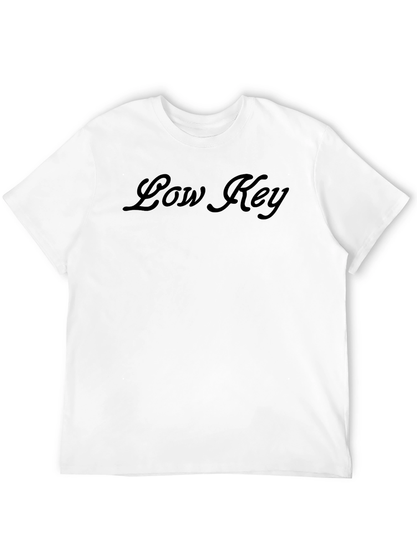 Low Key Black Graphic Tee