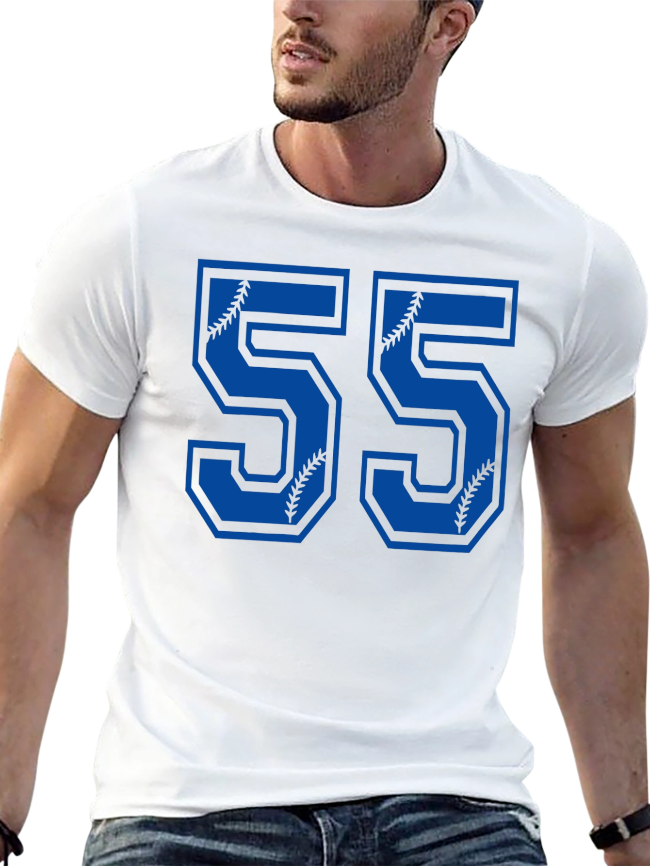 Baseball Number 55 T-Shirt