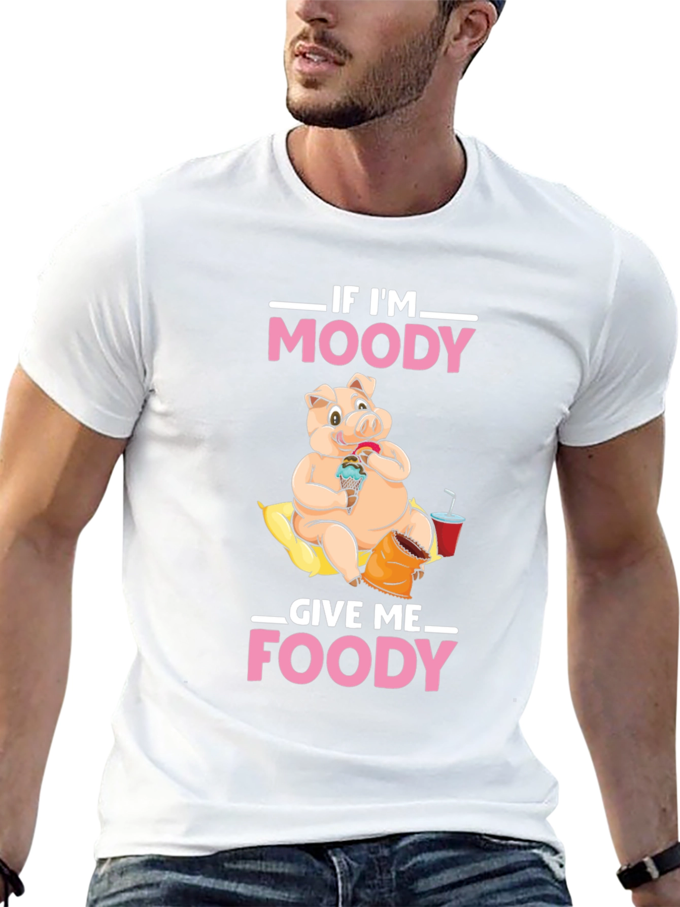 Moody Pig Foody T-Shirt