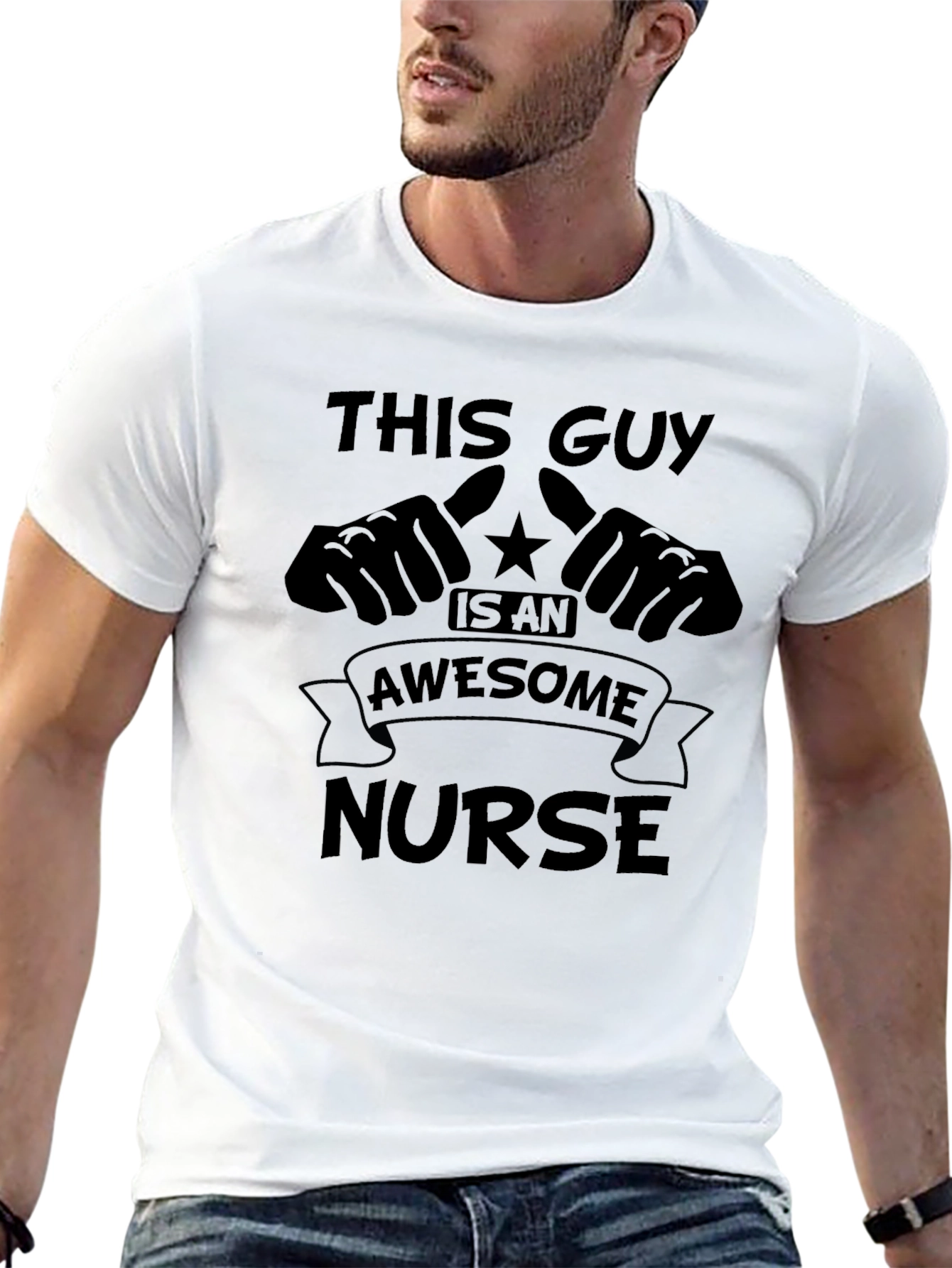 Awesome Nurse Graphic T-Shirt