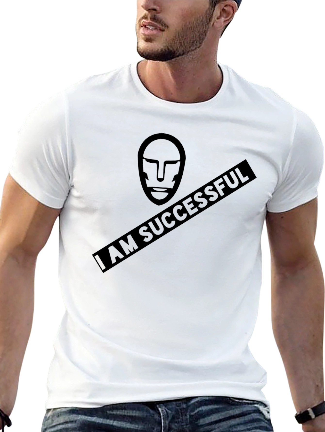 I AM Successful Black Graphic Tee