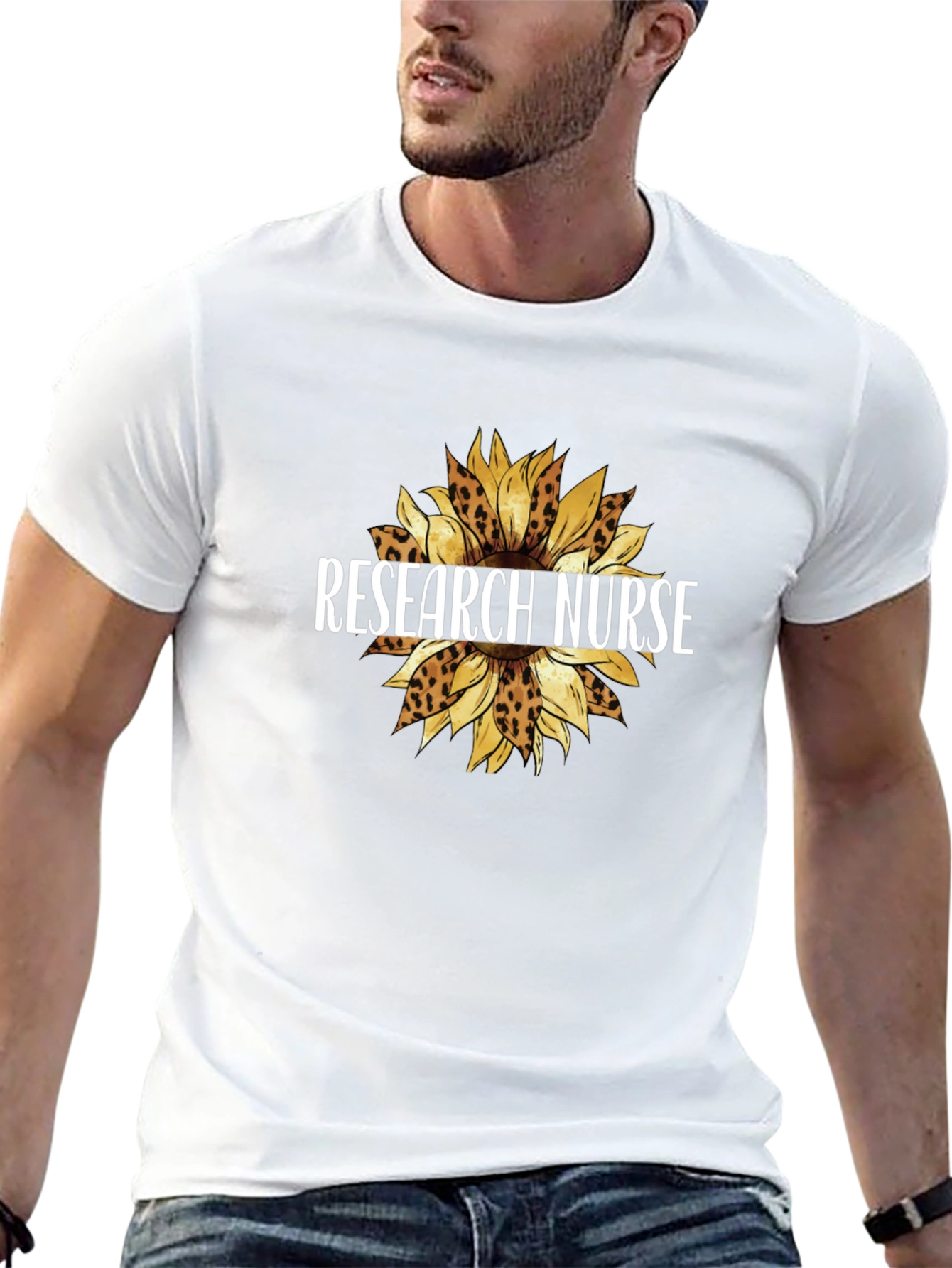Research Nurse Sunflower Tee - Stylish Comfort