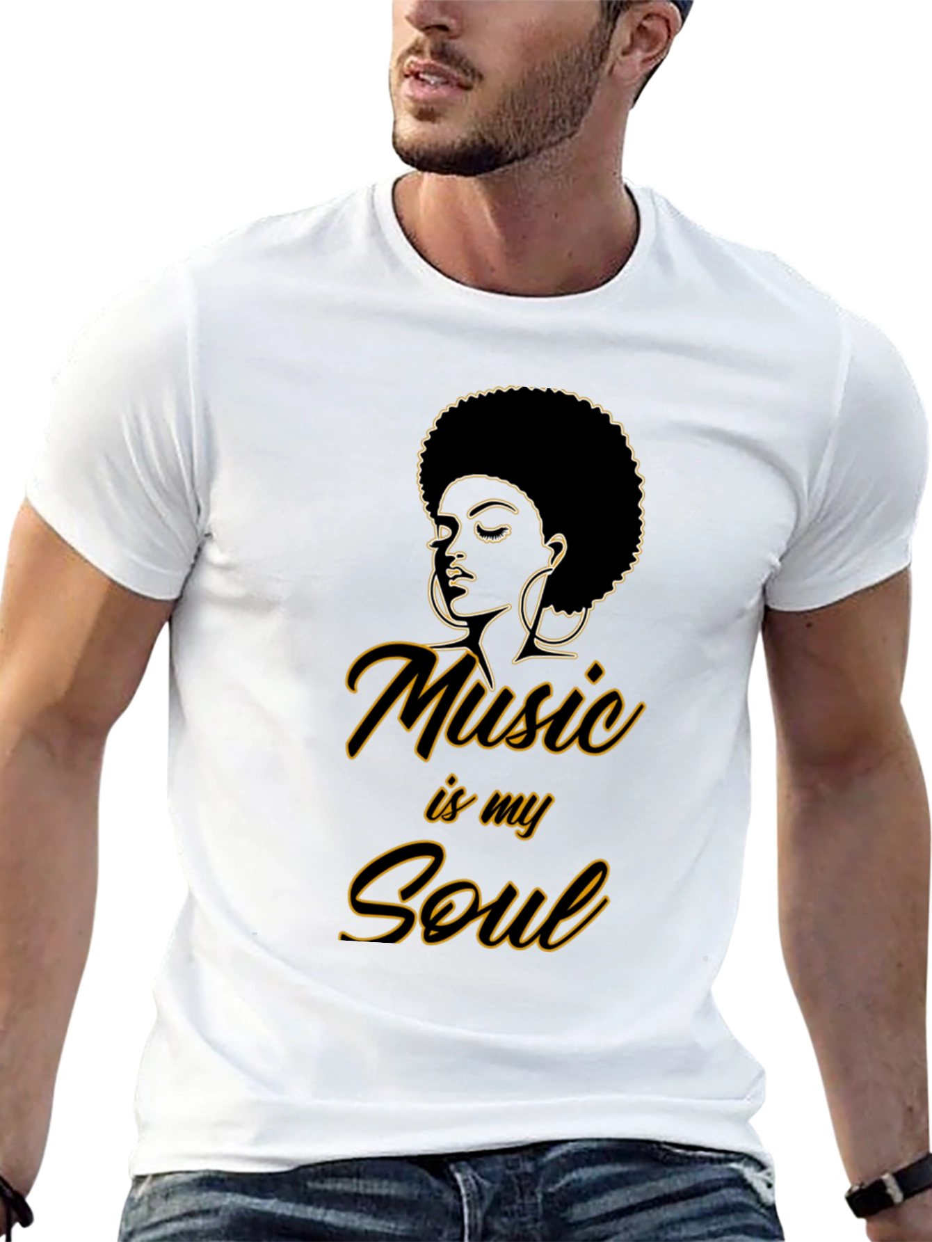 Music Is My Soul Graphic T-Shirt