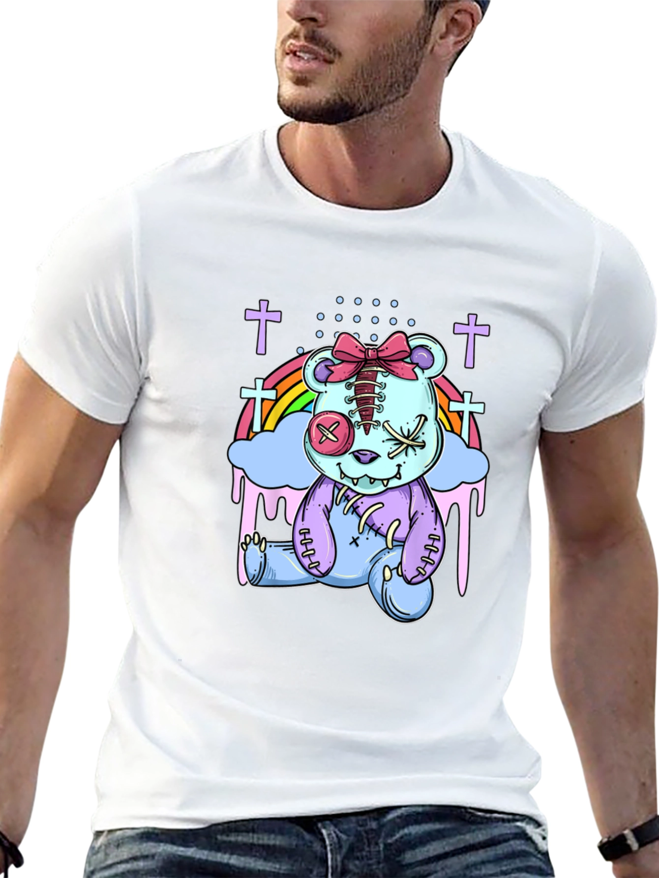 Pastel Goth Teddy Bear T-Shirt