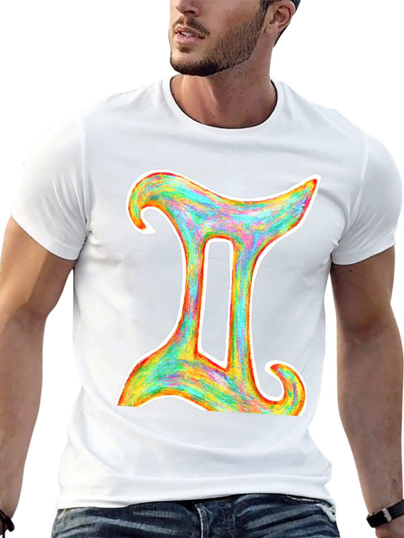 Gemini Zodiac Sign Graphic T-Shirt