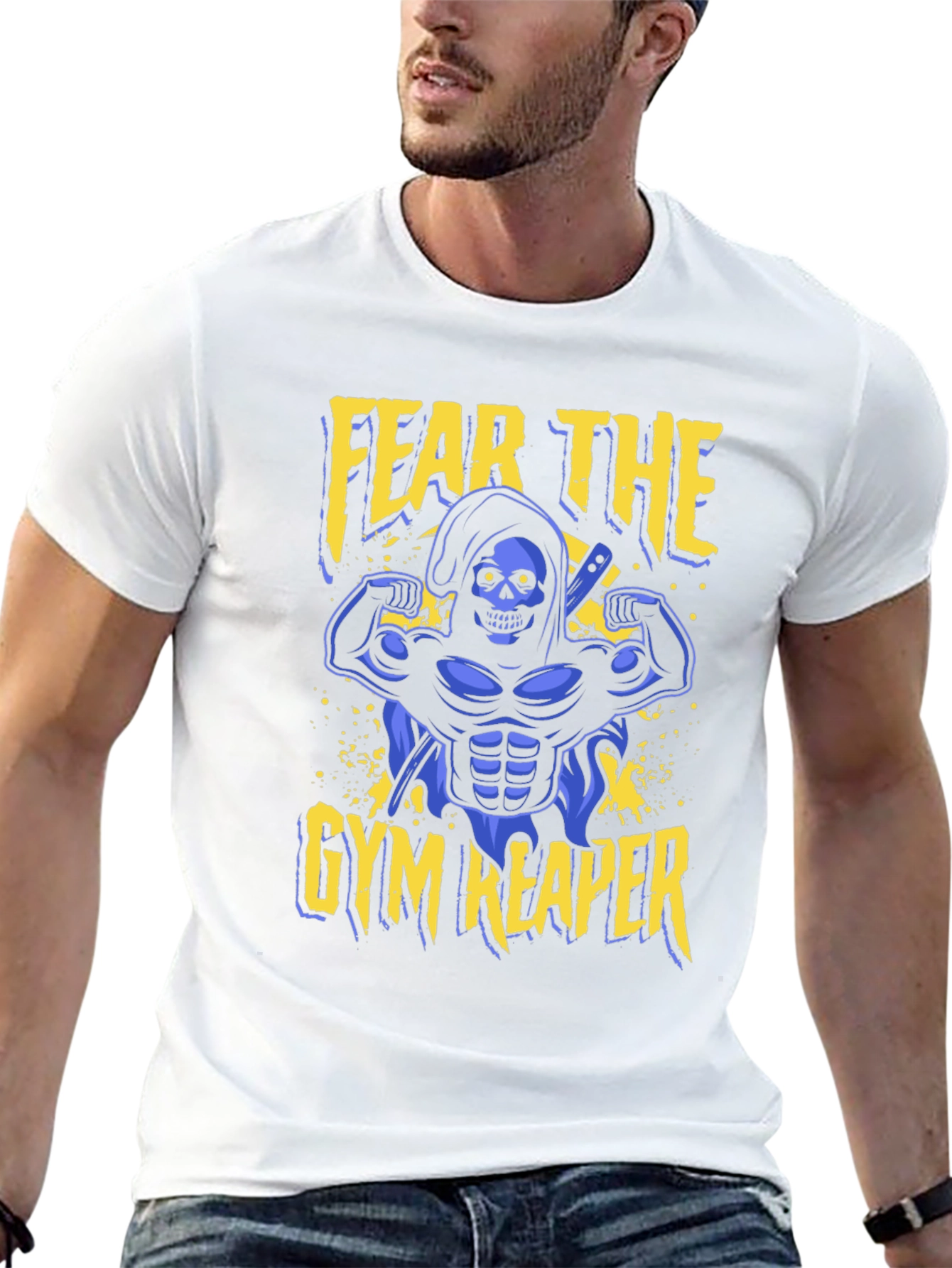 Fear the Gym Reaper Graphic Tee