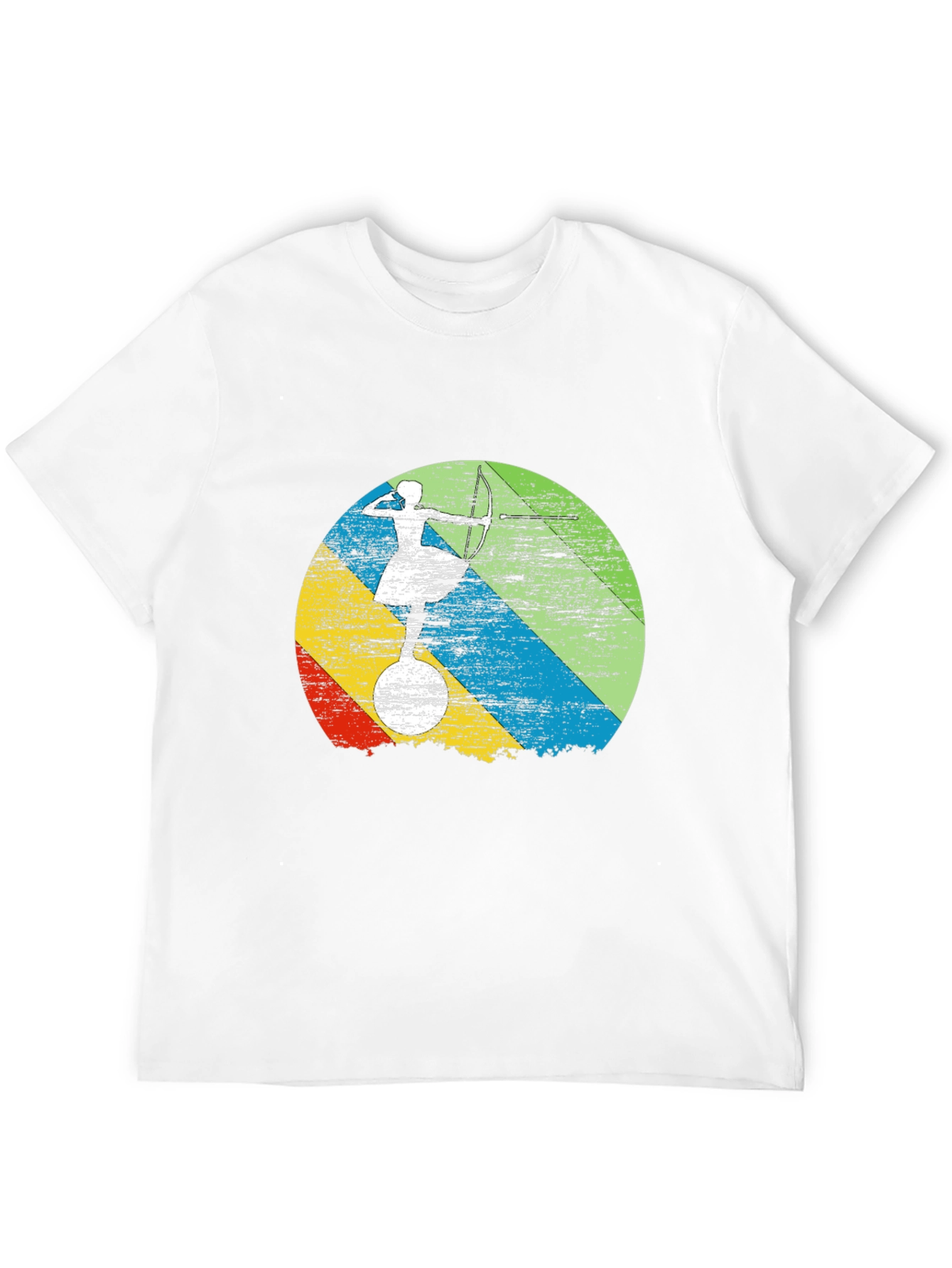 Archery Target Graphic T-Shirt - Cool Retro Design