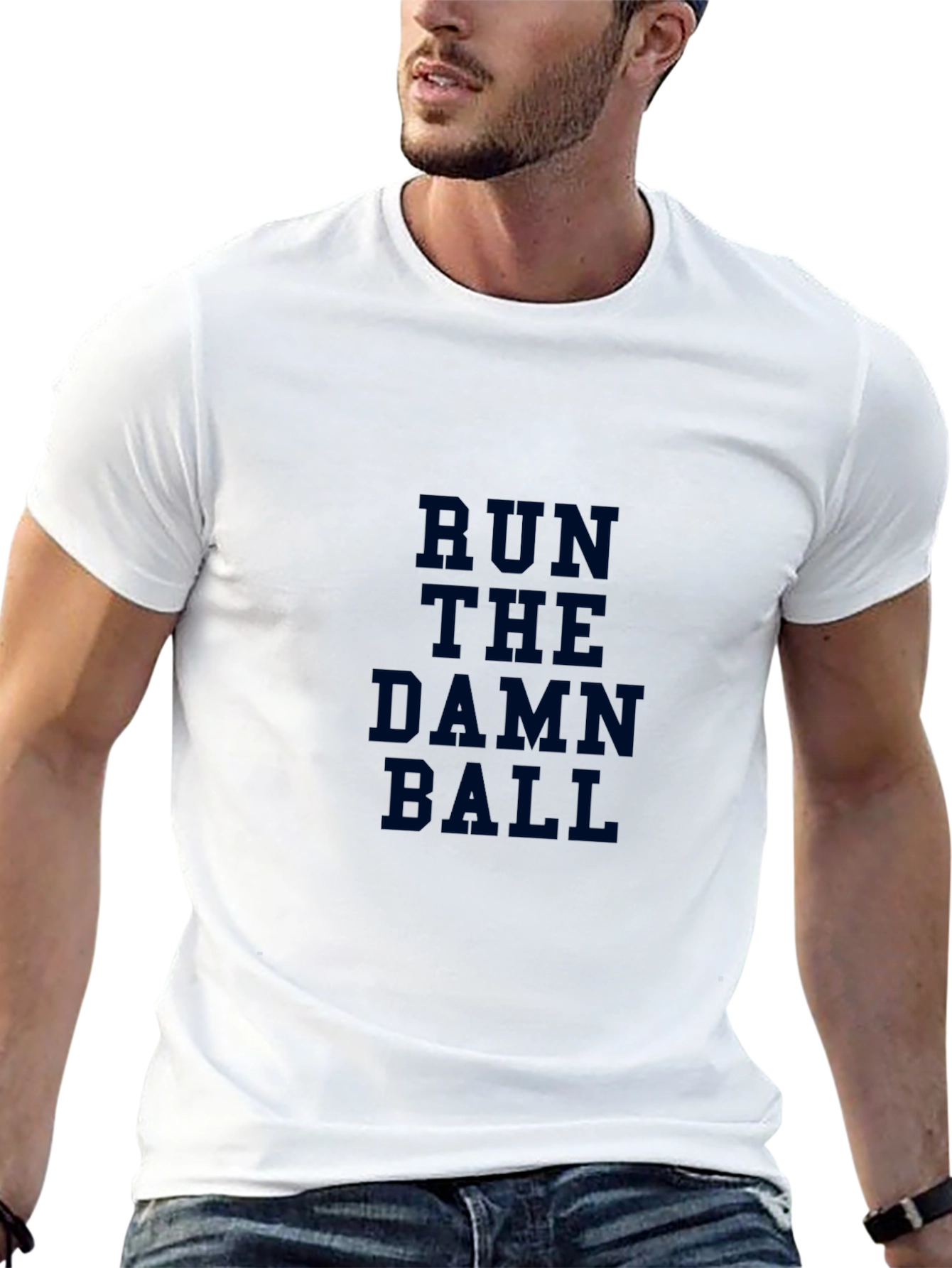 Run The Damn Ball Graphic T-Shirt