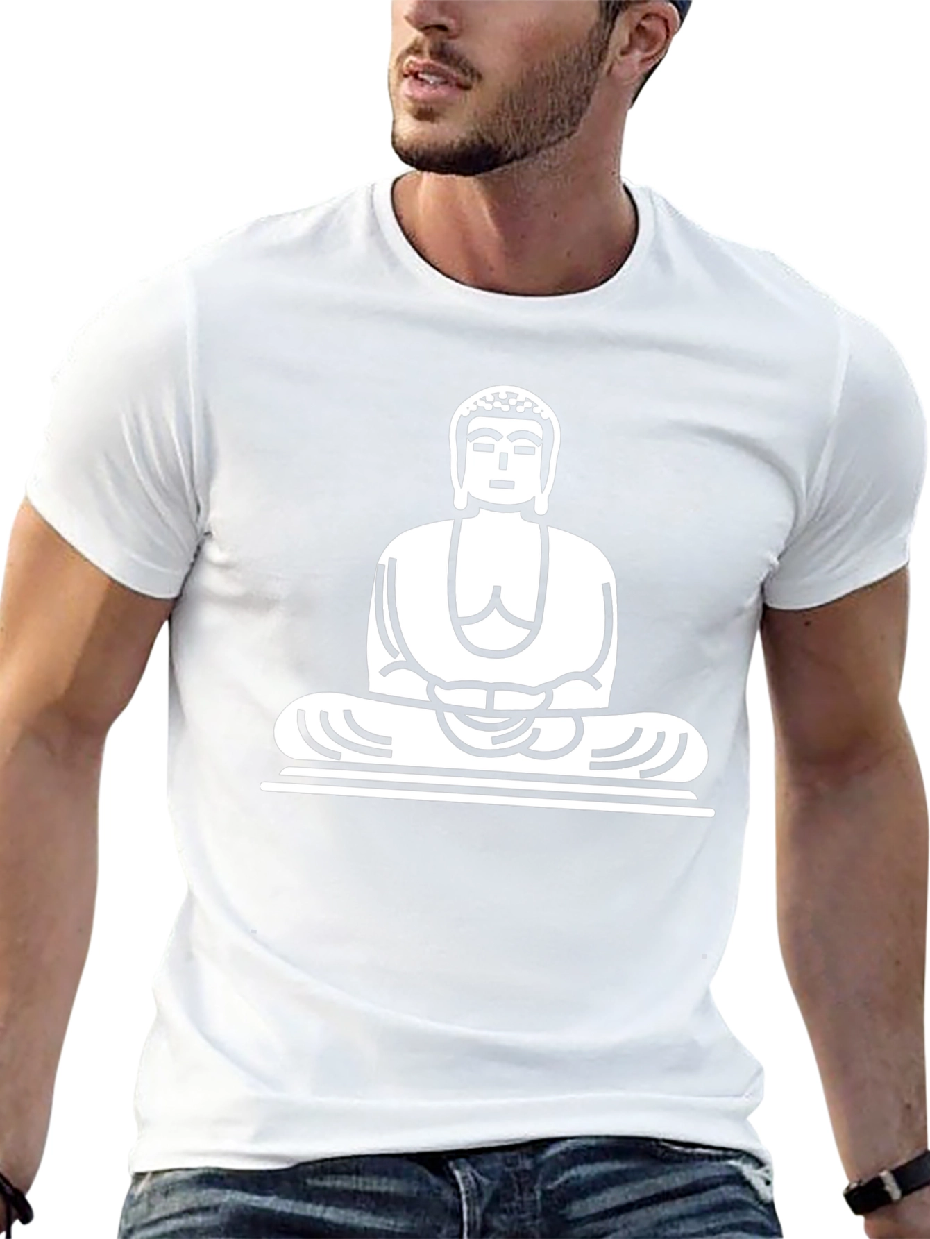 Buddha Graphic Tee - Meditation Zen Style